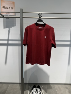 红色圆领宽松休闲短袖 B2CNG1122 新款 2026春季 印花T恤 太平鸟男装