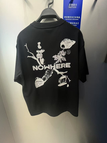 B2CNF2182/2171 太平鸟男装2025夏季新款时尚潮流宽松百搭短袖T恤