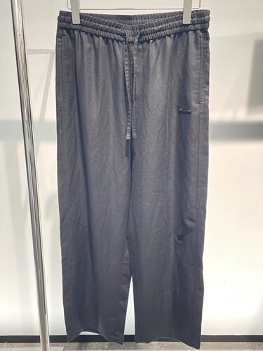 B2GMG2447 太平鸟男装2026夏季新款时尚休闲松紧腰直筒运动长裤潮