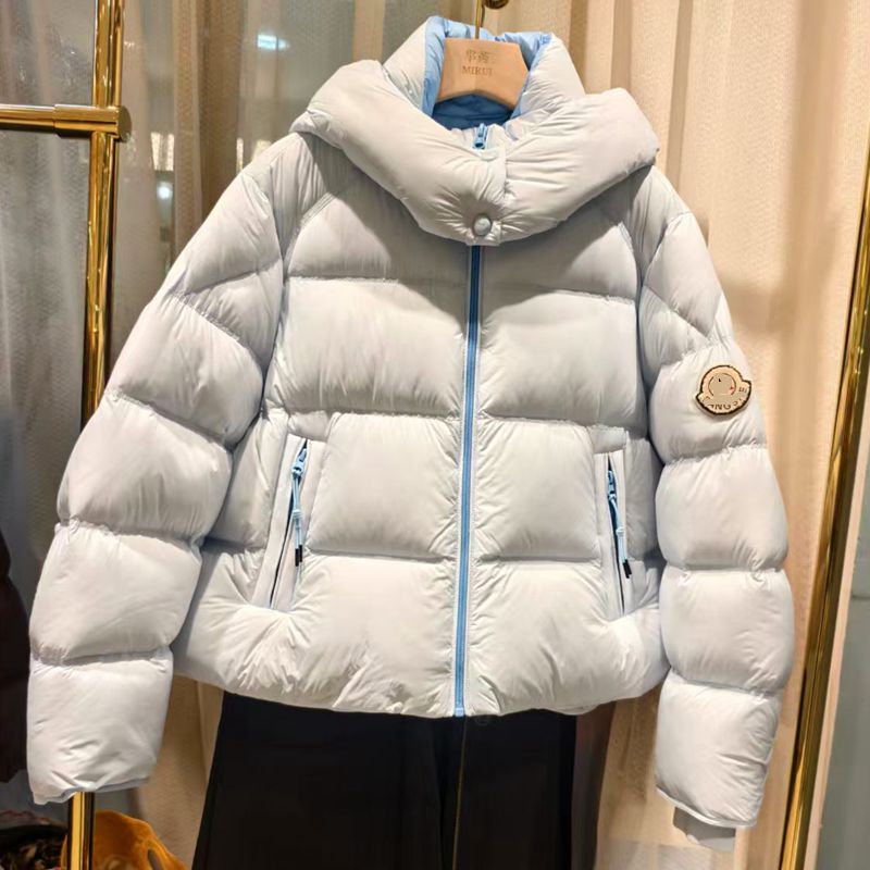 88128冬新款连帽女装短款加厚90白鹅绒羽绒服外套时尚面包服显瘦