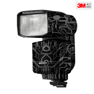 f60r二代配件贴纸3M F60RM2闪光灯保护贴膜 玛彩克 适用于索尼HVL