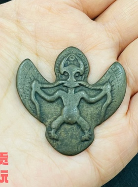 大鹏鸟文玩宫贡文玩铜民族风