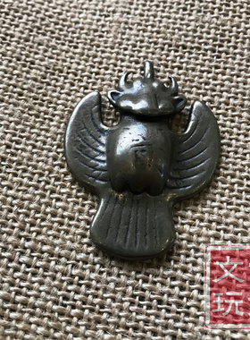 青铜西藏手工天铁托甲大鹏鸟