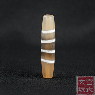 藏传文玩清代老线珠天珠配饰西藏特色吊坠挂件散珠配珠