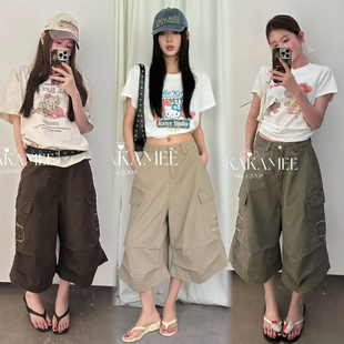 ME KAKAMEE-品喷画九宫格小狗立体工艺设计大弹力小版牛仔裤C0862