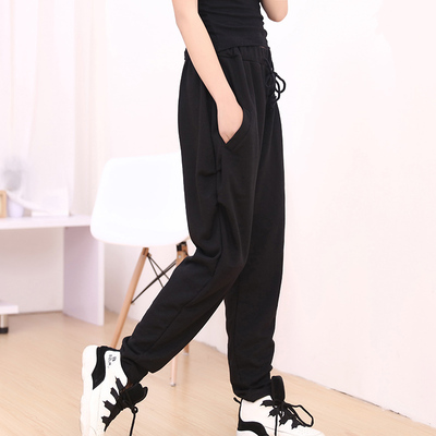 新款加绒加厚休闲女装长裤