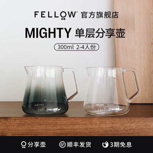 FELLOW Mighty Small玻璃咖啡分享壶家用耐热单层滴漏手冲咖啡壶