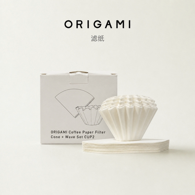 ORIGAMI原装进口V60折纸滤杯滤纸