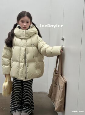 乔贝乐205冬款男女童韩版95绒白鸭绒儿童羽绒服洋气保暖外套80587