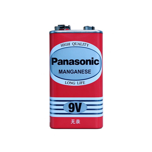 松下9V电池原装6F22烟雾报警器遥控器万用表9伏电池按摩器方形
