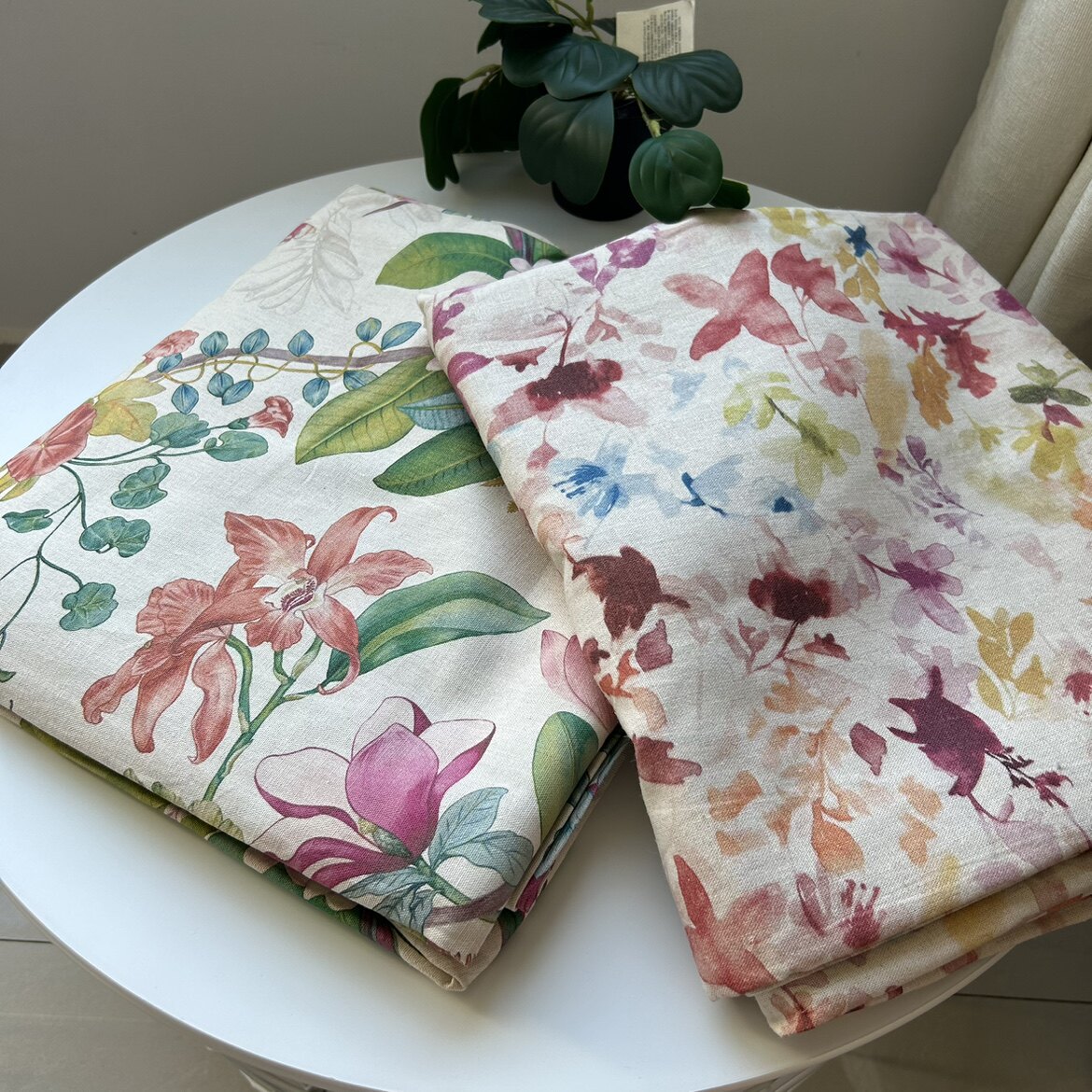 外mao订单剩余苎麻床单亚麻活性印花加大双人老外挺括透气加厚