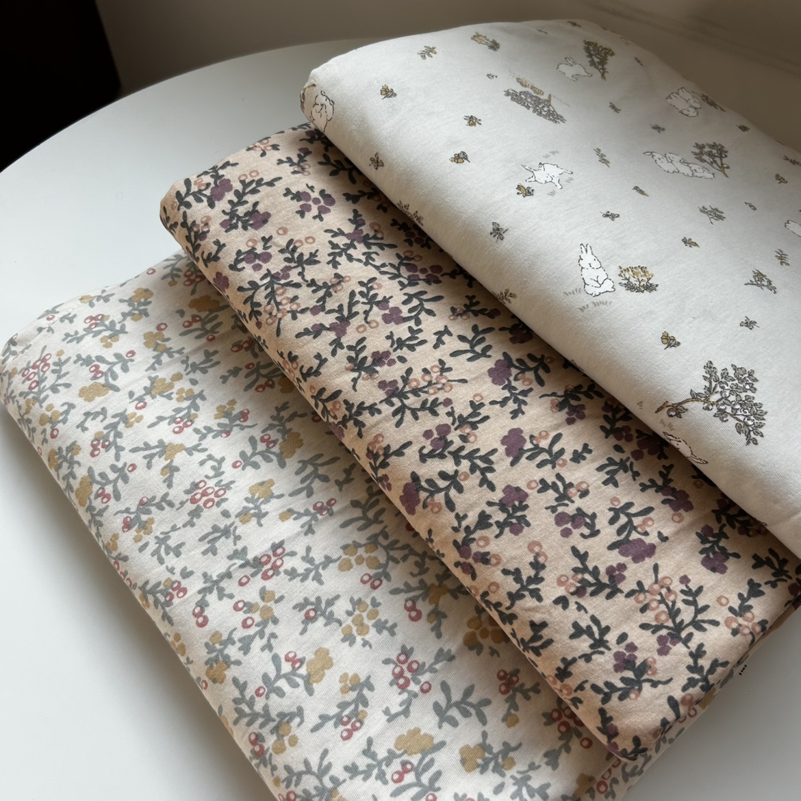 纯棉针织棉天竺棉印花床单适合裸睡柔软亲肤2*2.3米