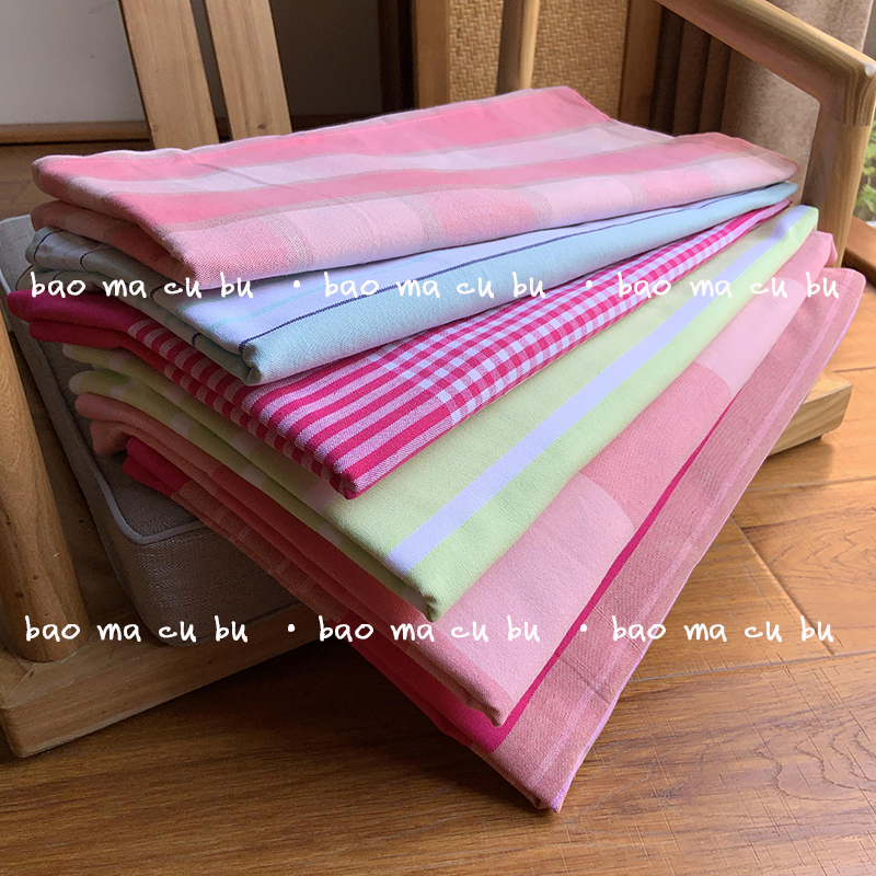 强烈推荐款老粗布纯棉信封式老粗布枕套 一对装单人枕头套包邮