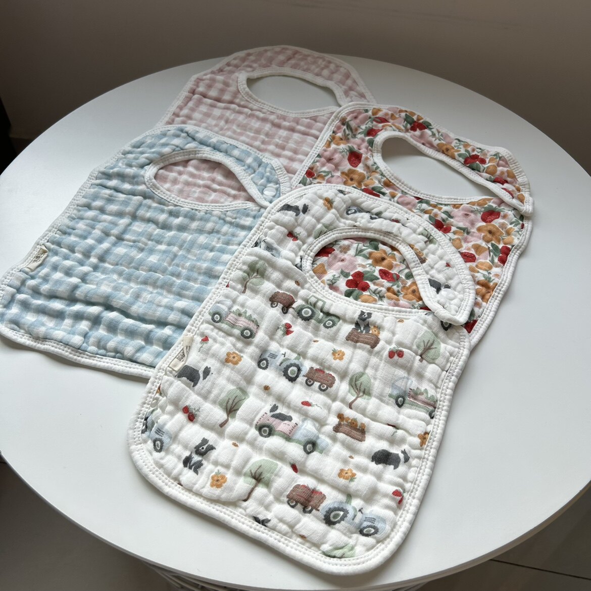 老外订单剩余婴幼儿卡通口水巾冬天2条装围嘴纯棉纱布男女宝宝,婴童用品,小围嘴,淘宝优惠券,粉丝福利购,淘宝优惠卷