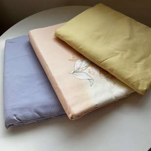 超推荐 大pai面料纯棉磨毛床单60s轻磨毛秋冬bi备纯色双人 款