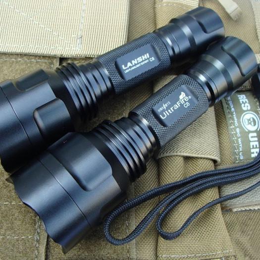 cree远射王强光手电筒