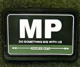 RESCUER-拯救者 户外装备 MP章/标/魔术贴章 绿色 正品