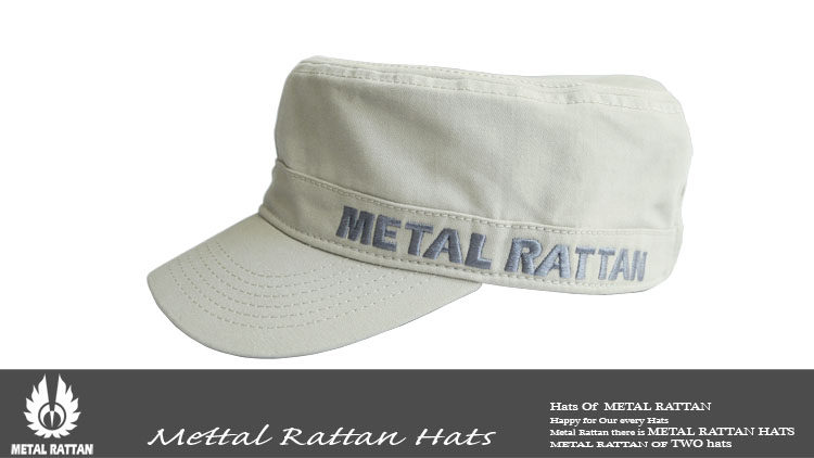 METAL RATTAN 锐藤 时尚平顶帽子 正品 清仓