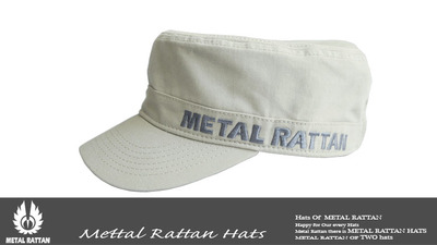 METALRATTAN时尚平顶帽子清仓