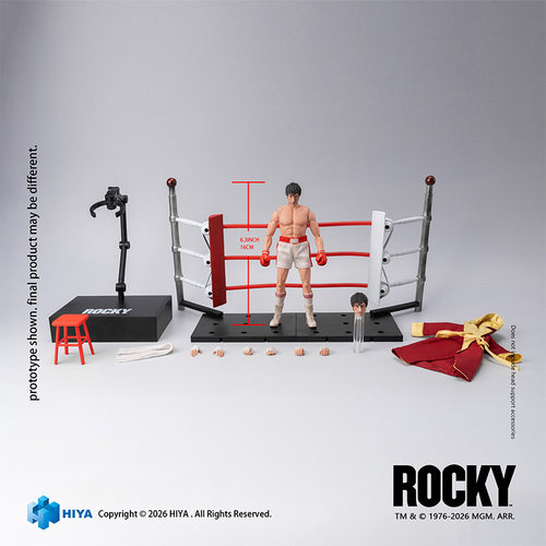 HIYA 海雅玩具 1/12 洛奇1 洛奇 可动人偶 ESR0165