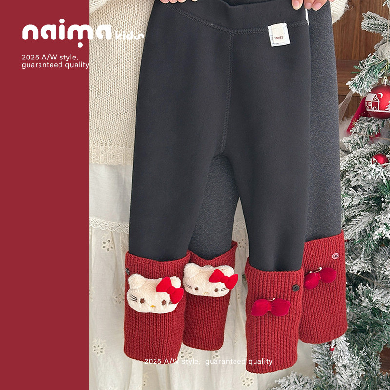 新年打底裤女童2025冬新款900g加厚羊妃绒打底裤保暖一体绒中大童,童装/婴儿装/亲子装,裤子,淘宝优惠券,粉丝福利购,淘宝优惠卷