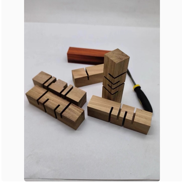 木作材料包自制鲁班锁榫卯工艺手工带你玩木头木工坊课程研学diy