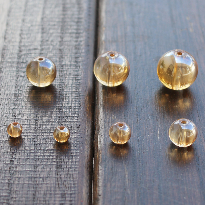 金香槟饰品配件diy玻璃珠子珠子