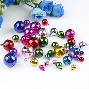 手工布艺diy辅料 混色彩色小铃铛手脚链手机婴儿摇铃虎头鞋铜铃铛