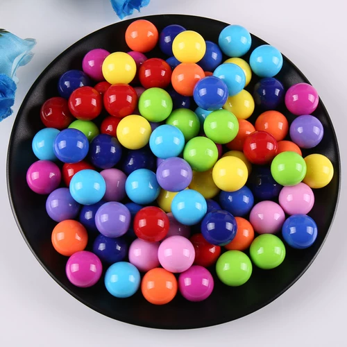 Детский аксессуар ручной работы, материал, акриловые бусины, 16мм