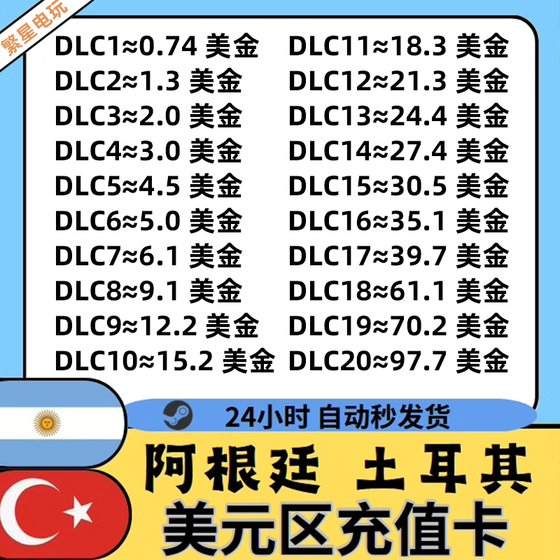 土耳其steam余额充值卡阿根廷