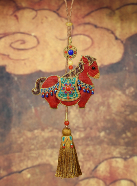 栖石原创中级编绳教程唐马撷花编绳挂件饰品手工编绳首饰