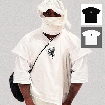 重磅Kanye同款T恤 Vultures男女短袖嘻哈rap说唱侃爷2024林氏兄弟