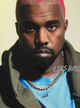 KANYE侃爷同款钛钢项链