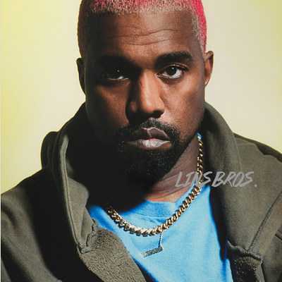 kanye同款项链精钢男女