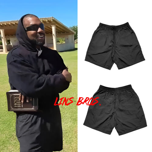 高品质Yeezy简约cleanfit廓形fog速干短裤沙滩街头美式运动潮新款