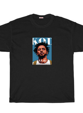 J.Cole KOD短袖嘻哈说唱宽松大码T恤jcole男女hiphop街头林氏兄弟