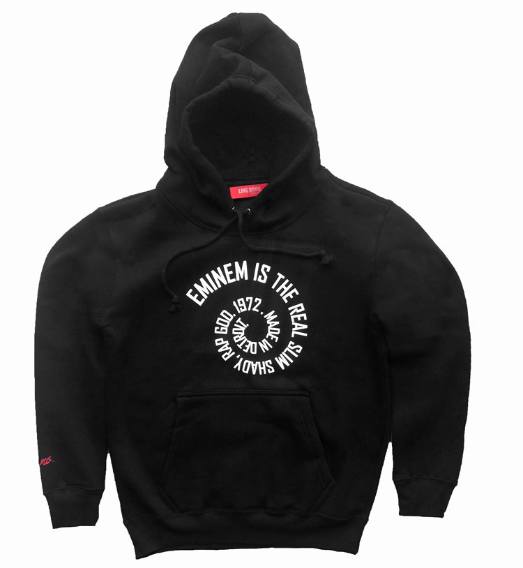 清库存eminem字母脏标街头套头阿姆周边嘻哈卫衣stan说唱连帽衫