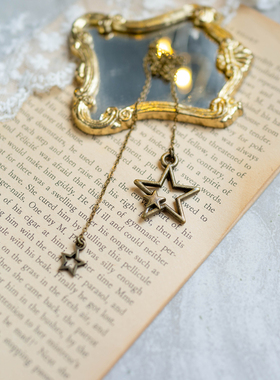 【森品美学】原创手作复古链条书签书夹可爱多款可选2件包邮