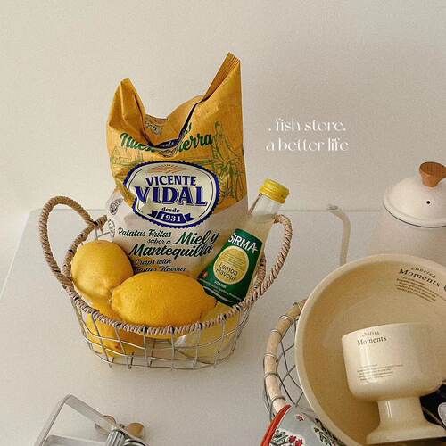 铁艺铁丝编织筐收纳筐