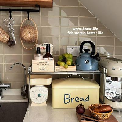 不锈钢置物架烤箱电饭煲微波炉