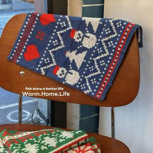 圣诞长绒棉无捻纱吸水毛巾面巾亲肤吸水儿童成人浴巾 store Fish