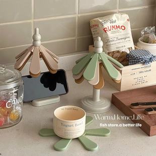 圣诞树硅胶耐热杯垫锅垫耐高温防烫垫锅垫套装 store Fish