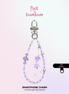 PinKBooM原创轻奢水晶手机链女款