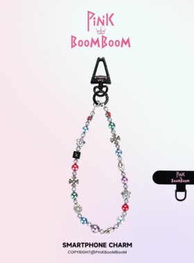 PinKBooM原创七月的魔法手机链高级感短款手机壳挂饰