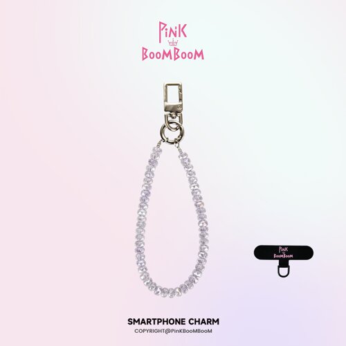 PinKBooM原创雾紫新款手机链串珠