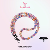 Pinkboom原创秋冬毛绒新款 轻奢手机链斜挎可背手机壳挂绳高端女款