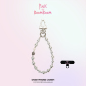 Pinkboom原创手机链灰度空间轻奢小众高级感手机挂绳钥匙扣挂饰女