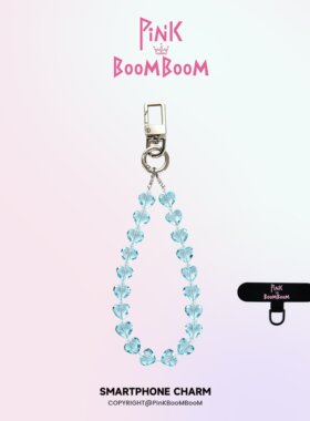 PinKBooM原创蓝颜知己手机链高级感短款手机壳挂饰