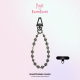 Pinkboom原创黑色珍珠轻奢小众手机链手腕挂绳时尚 高级感包包挂饰