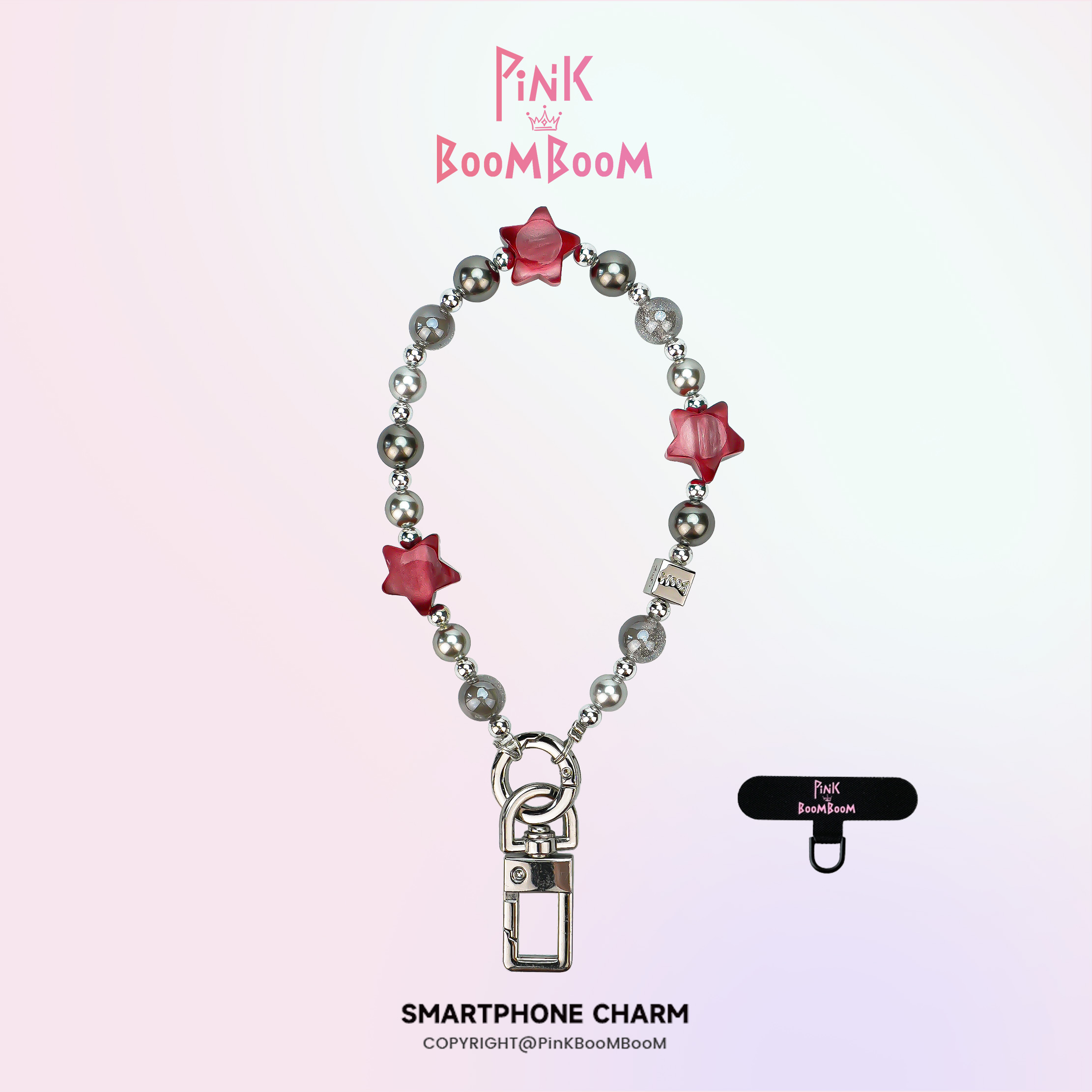 PinKBooM原创星星手机链精致短款